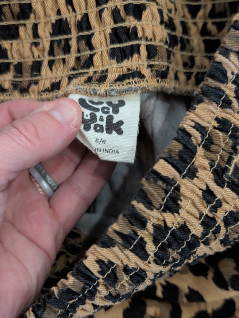 Lucy & Yak Alexa Trousers in Leopard - Picture 2 of 3